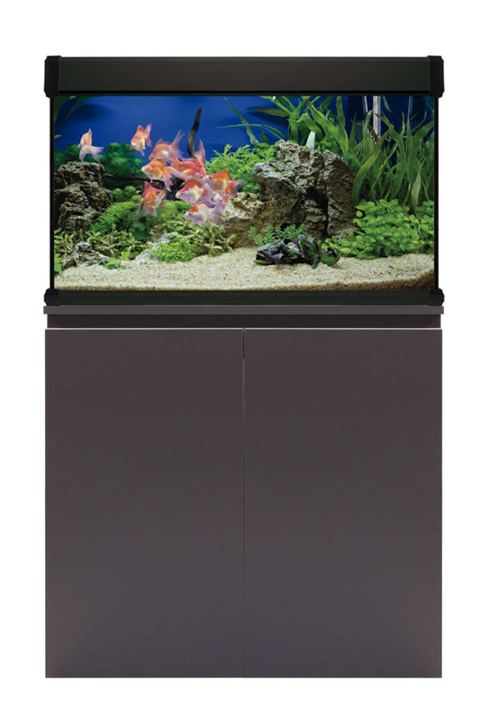 AquaLUX PRO 100 - Acuario de 100 litros con mueble Negro
