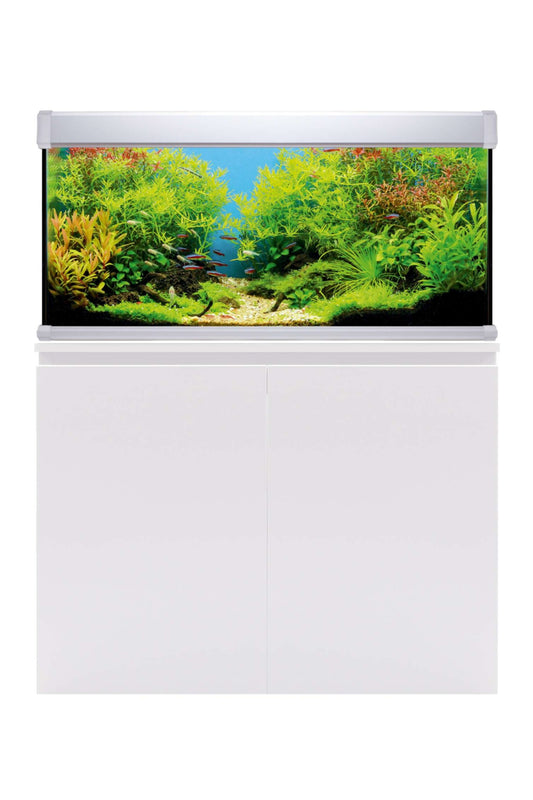 AquaLUX PRO 130 - Acuario de 130 litros con mueble Blanco