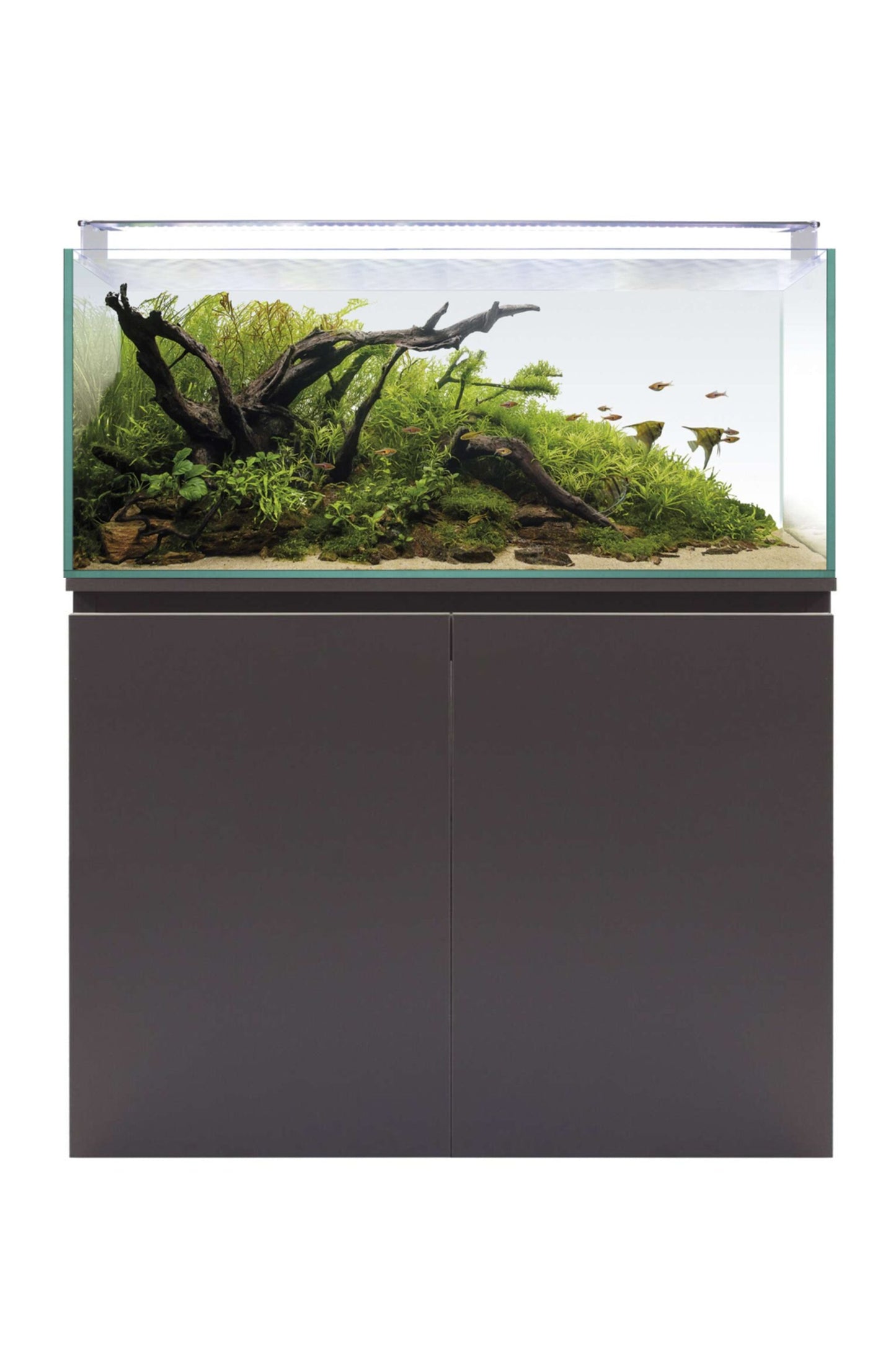 AquaScape RGB 130 - Acuario de 123 litros con mueble Negro