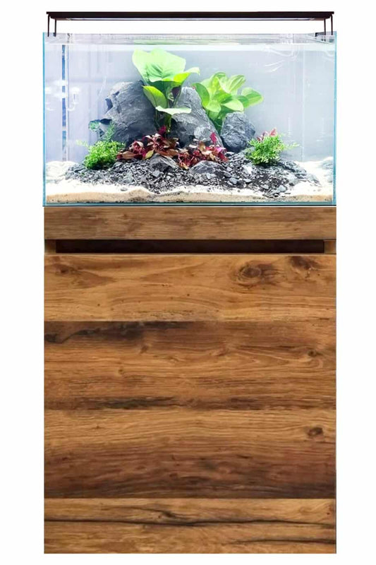 Nuevo Acuario Fluval Visi-White 60 de 78 litros - Hunton Oak