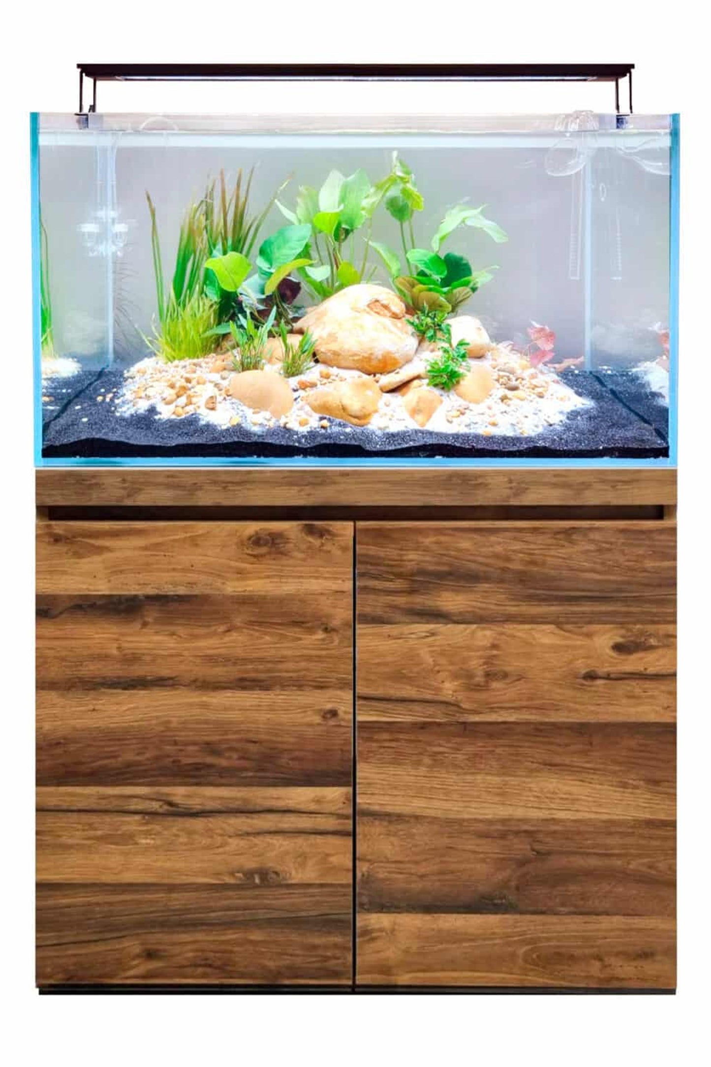 Nuevo Acuario Fluval Visi-White 90 de 200 litros - Hunton Oak