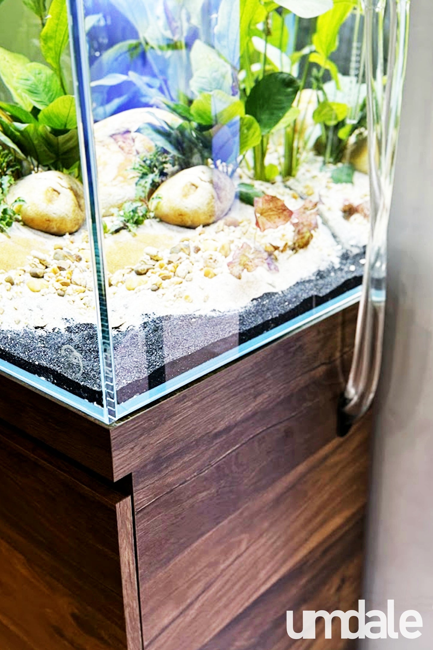 Nuevo Acuario Fluval Visi-White 90 de 200 litros - Hunton Oak