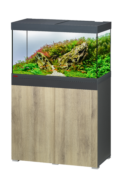 Nuevo Acuario EHEIM VIVALINE de 144 litros con mueble ANTHRACITE/MADERA