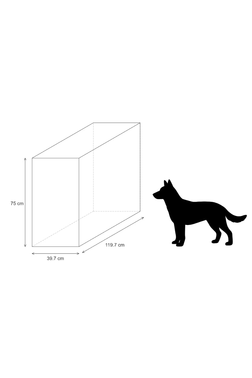 Mesa AQUA STAND PREMIUM en Blanco - Base 119,7 x 39,7 cm