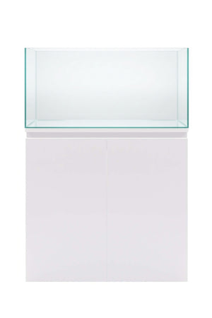 AquaScape 145 - Urna de cristal óptico de 143 litros con mueble Blanco