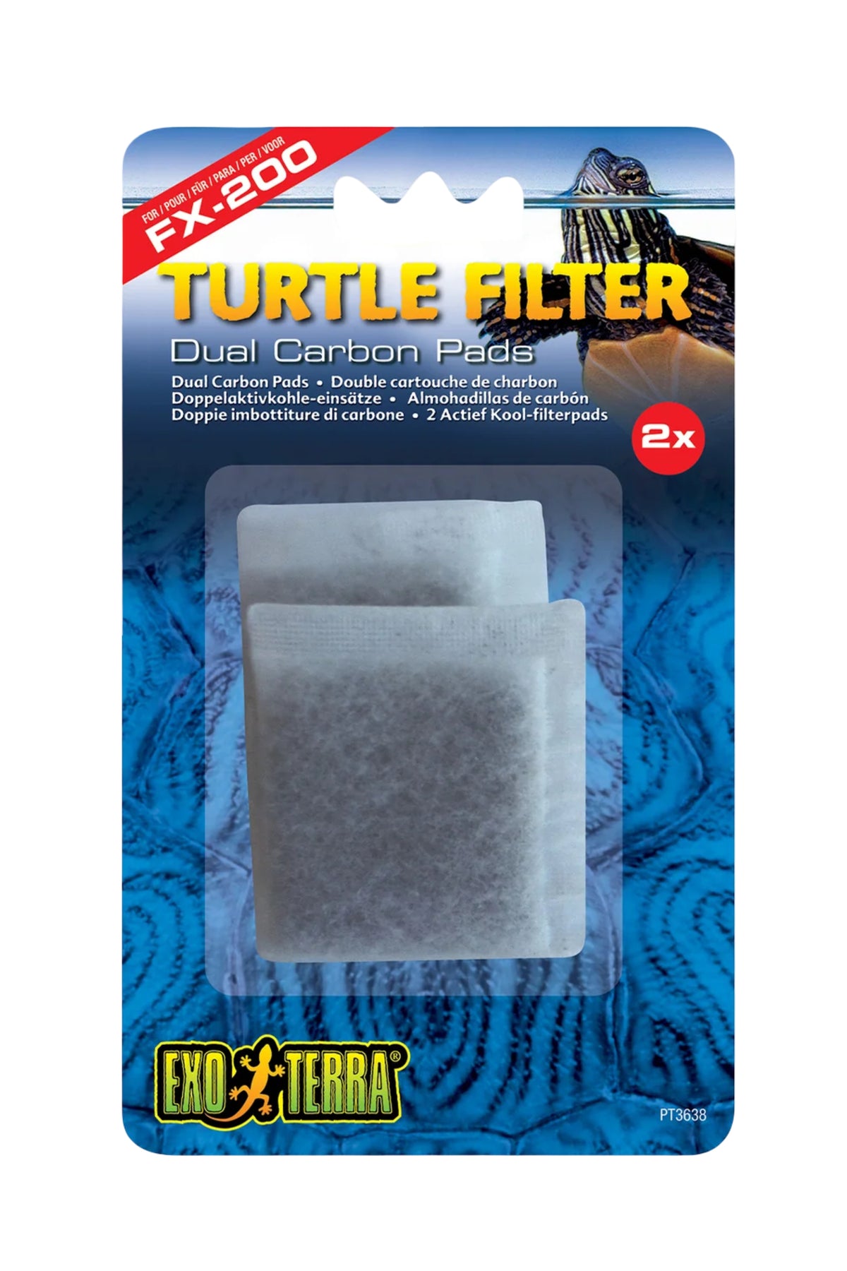 EXO TERRA - Carbón para FX200 / FX350 (2 unidades)