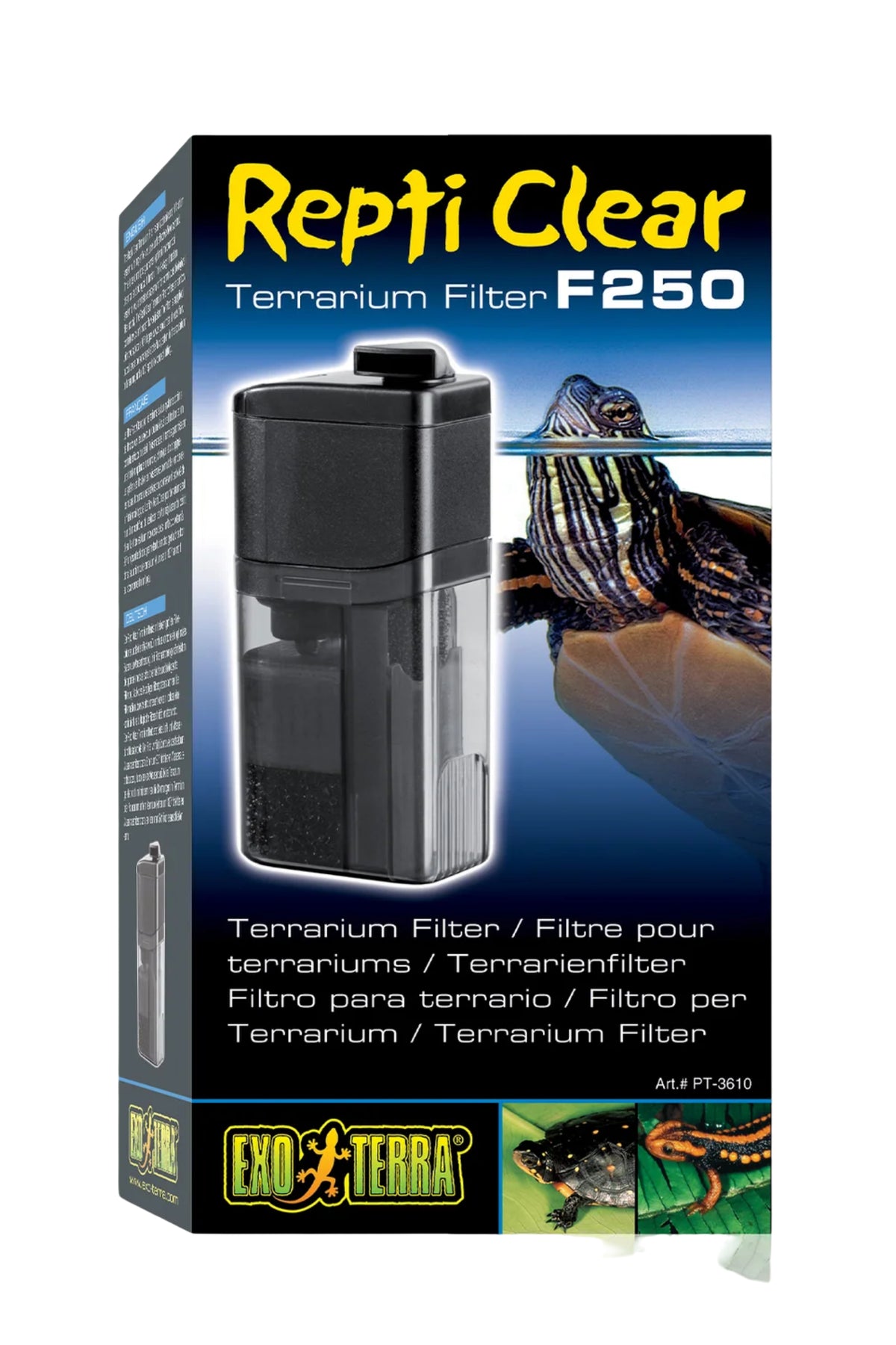 EXO TERRA - Filtro interno para tortugas REPTI CLEAR F250 de 250 litros/hora