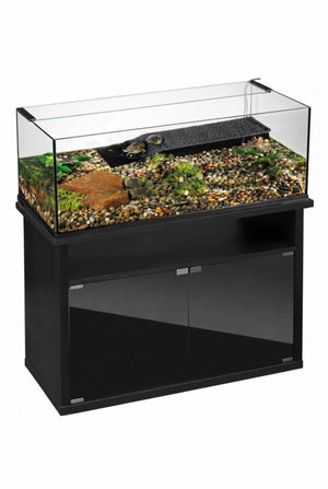EXO TERRA - Super Tortuguero TURTLE HEAVEN de 70 - 150 litros con mueble negro