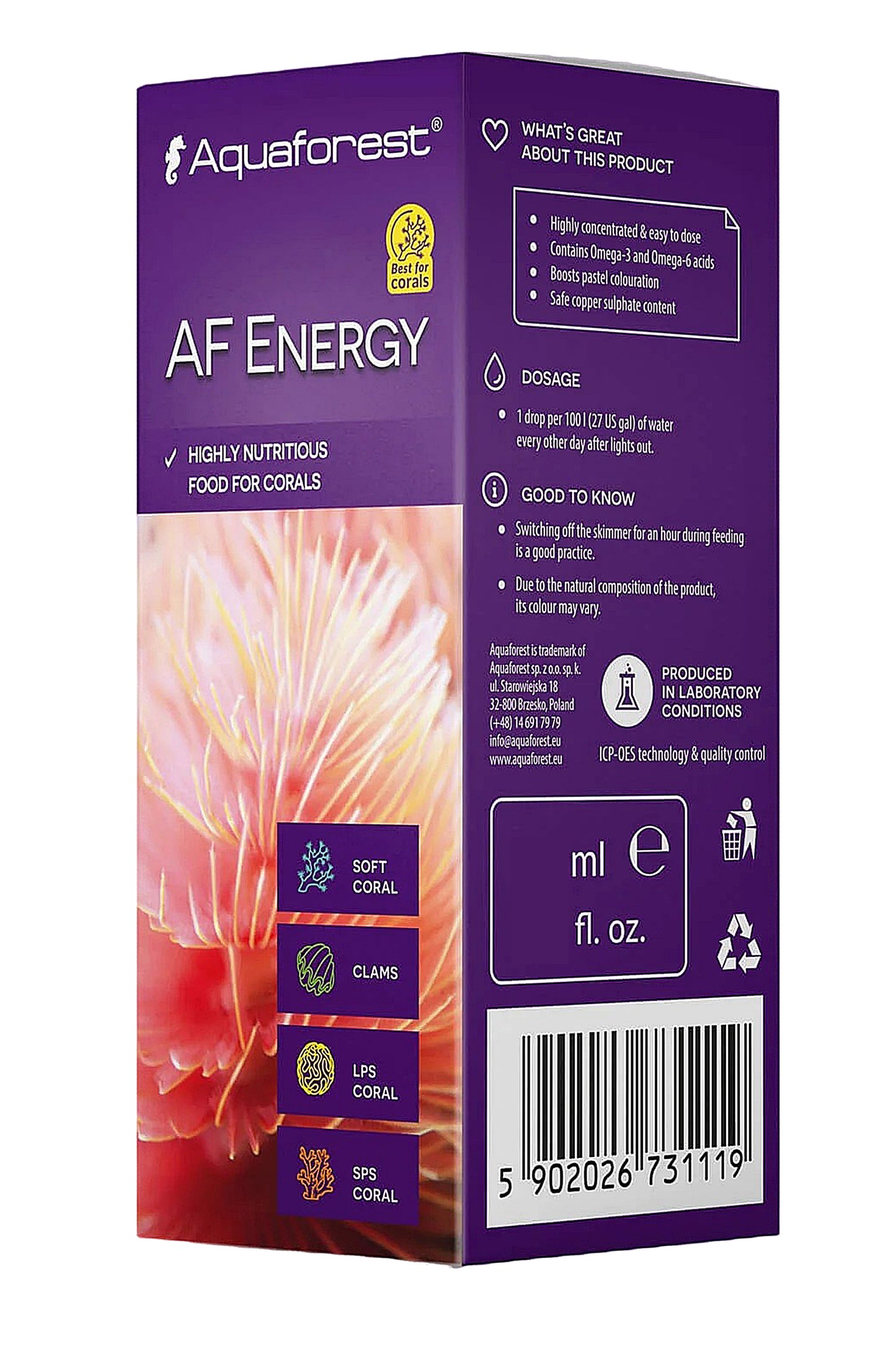 Aquaforest - Energy (Coral-E) 10 ml.