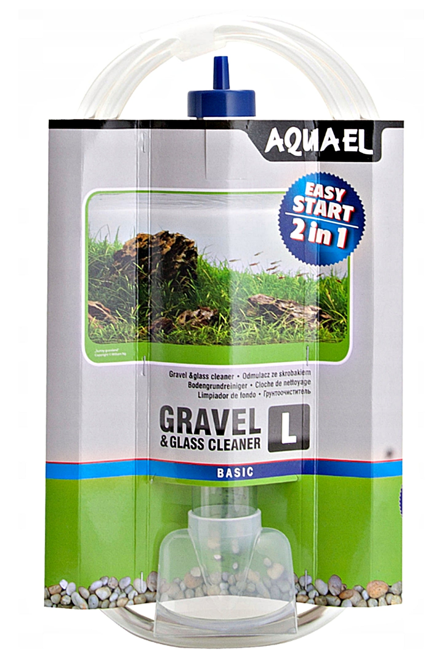 AQUAEL - Gravel & Glass Cleaner - L