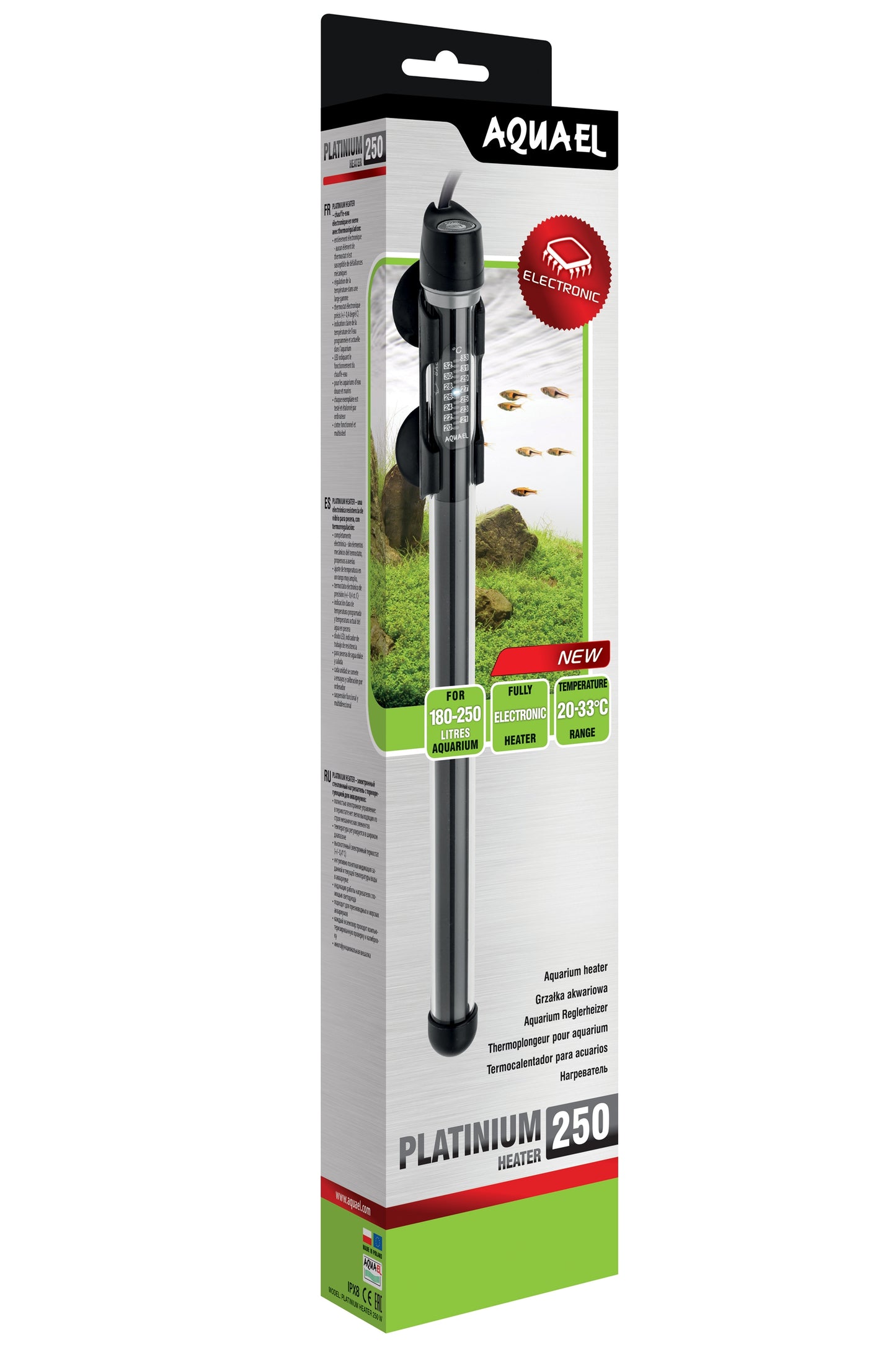 AQUAEL - Calentador Platinium Heater 250W