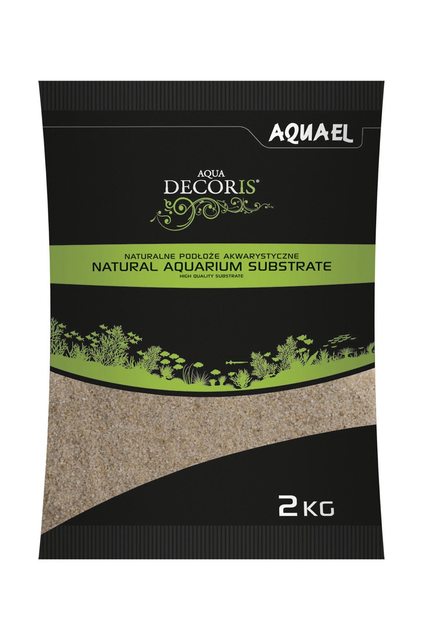 AQUAEL - Quarzsand 0,4/1,2 mm. - 2 kg.