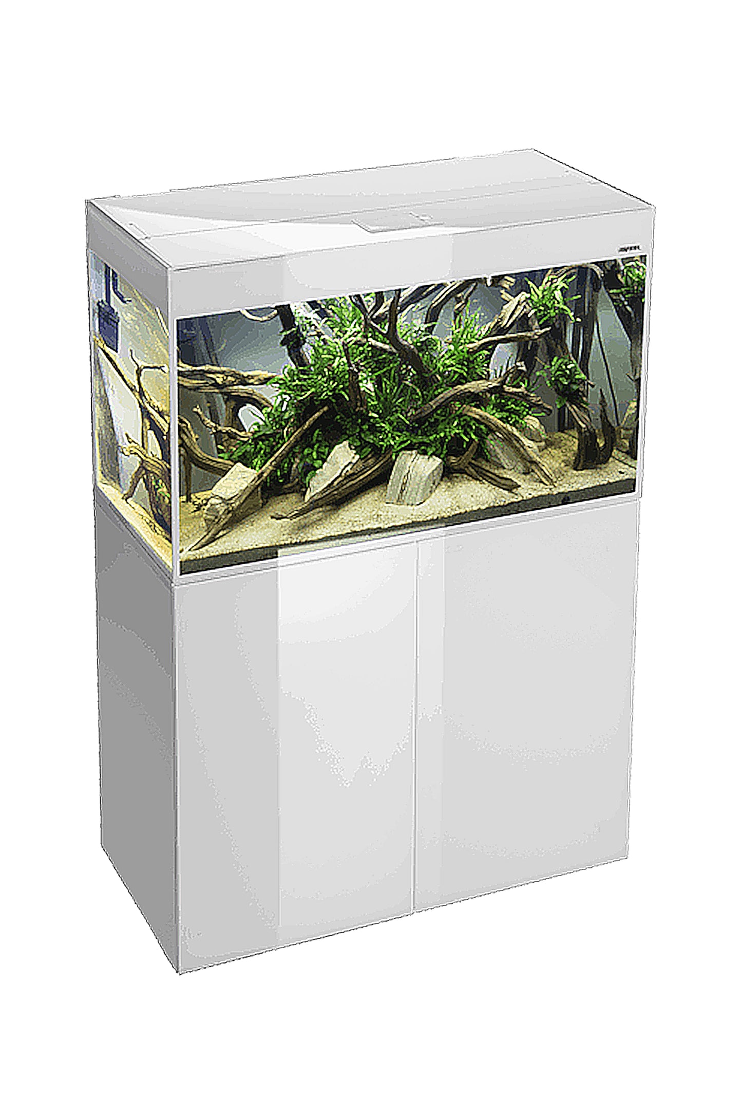 Acuario con mueble AQUAEL GLOSSY 80 WHITE de 125 litros