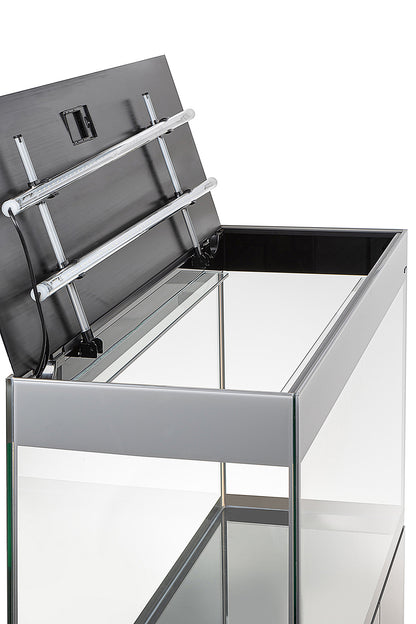 Acuario con mueble AQUAEL GLOSSY 100 GREY de 215 litros