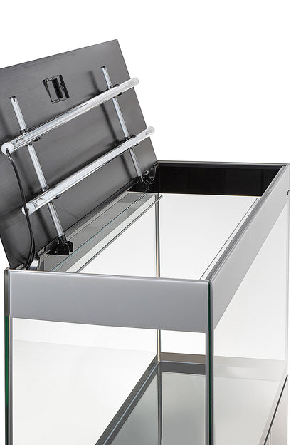 Acuario con mueble AQUAEL GLOSSY 100 GREY de 215 litros