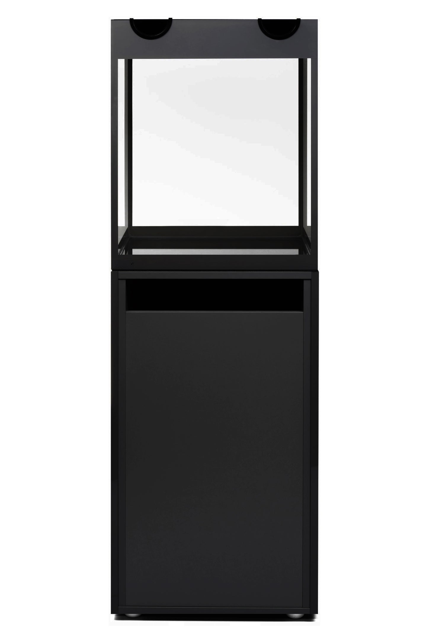 Acuario con mueble AQUAEL GLOSSY CUBE NEGRO de 135 litros