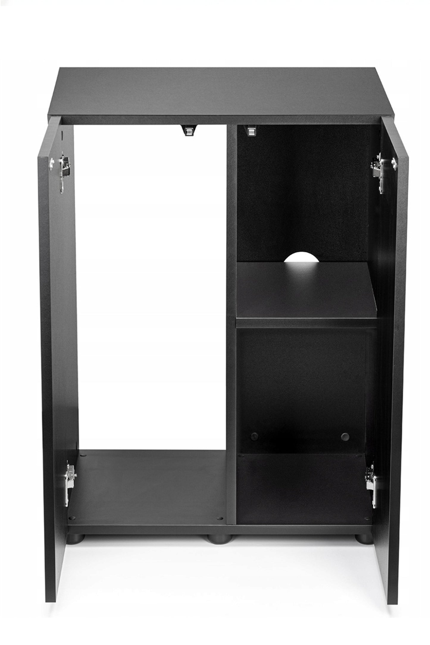 Acuario Optiset 130 litros con mueble Negro