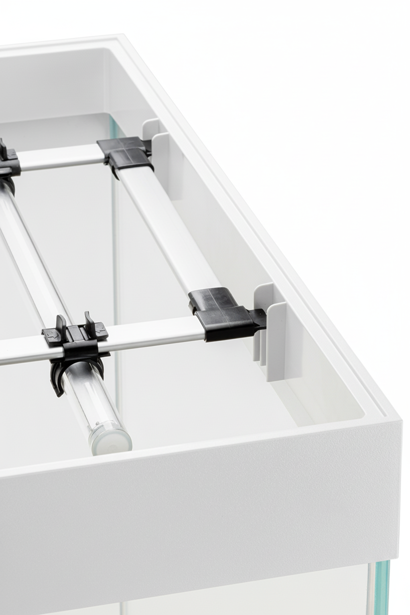 AQUAEL - Acuario OPTISET 130 litros en Blanco