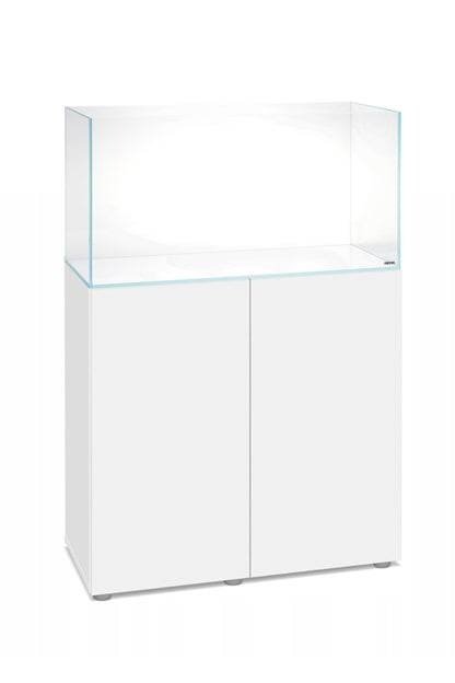Opti Tank 80 de 112 litros - Urna de cristal óptico con mueble Blanco