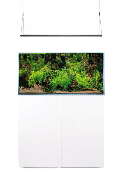 Acuario DIAMOND de 243 litros con mueble Blanco