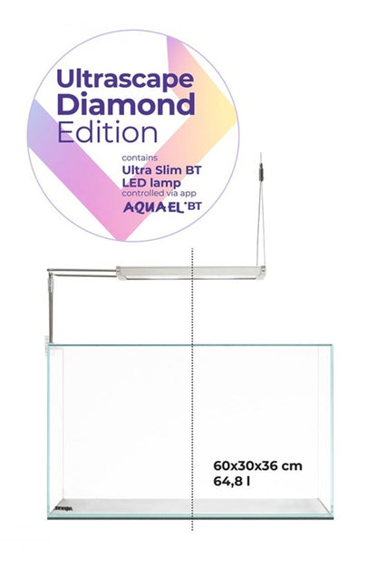 Acuario DIAMOND de 65 litros con mueble Forest