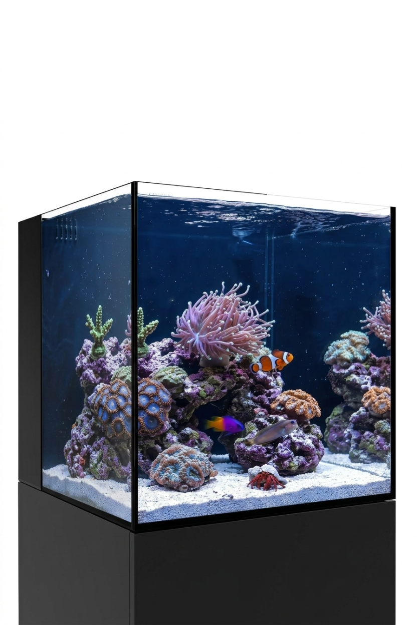 WATERBOX - Nuevo Acuario AIO 20 CUBE con mueble Negro de 76 litros