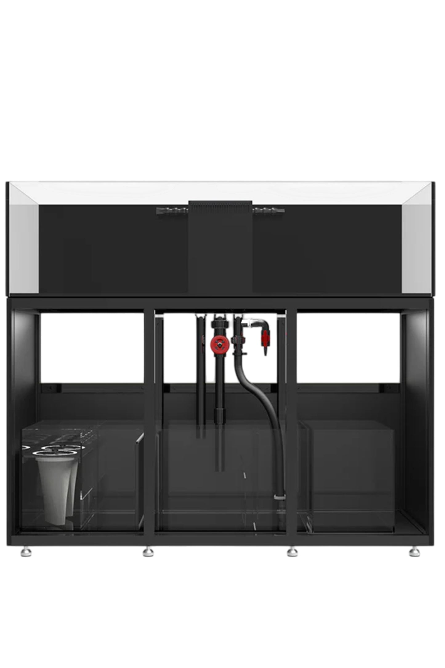 WATERBOX - Nuevo Acuario INFINIA FRAG 155.5 con mueble Negro de 372 litros