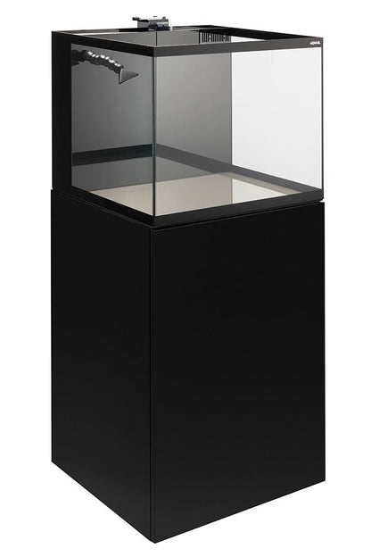 Acuario GLOSSY MARINE 60 de 170 litros con mueble negro