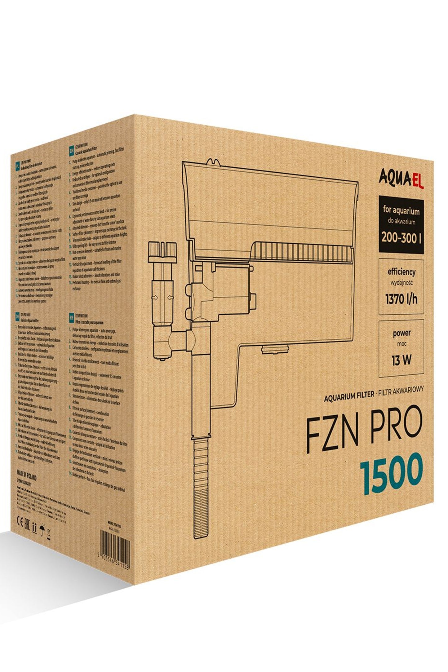 Filtro cascada AQUAEL FZN PRO 1500