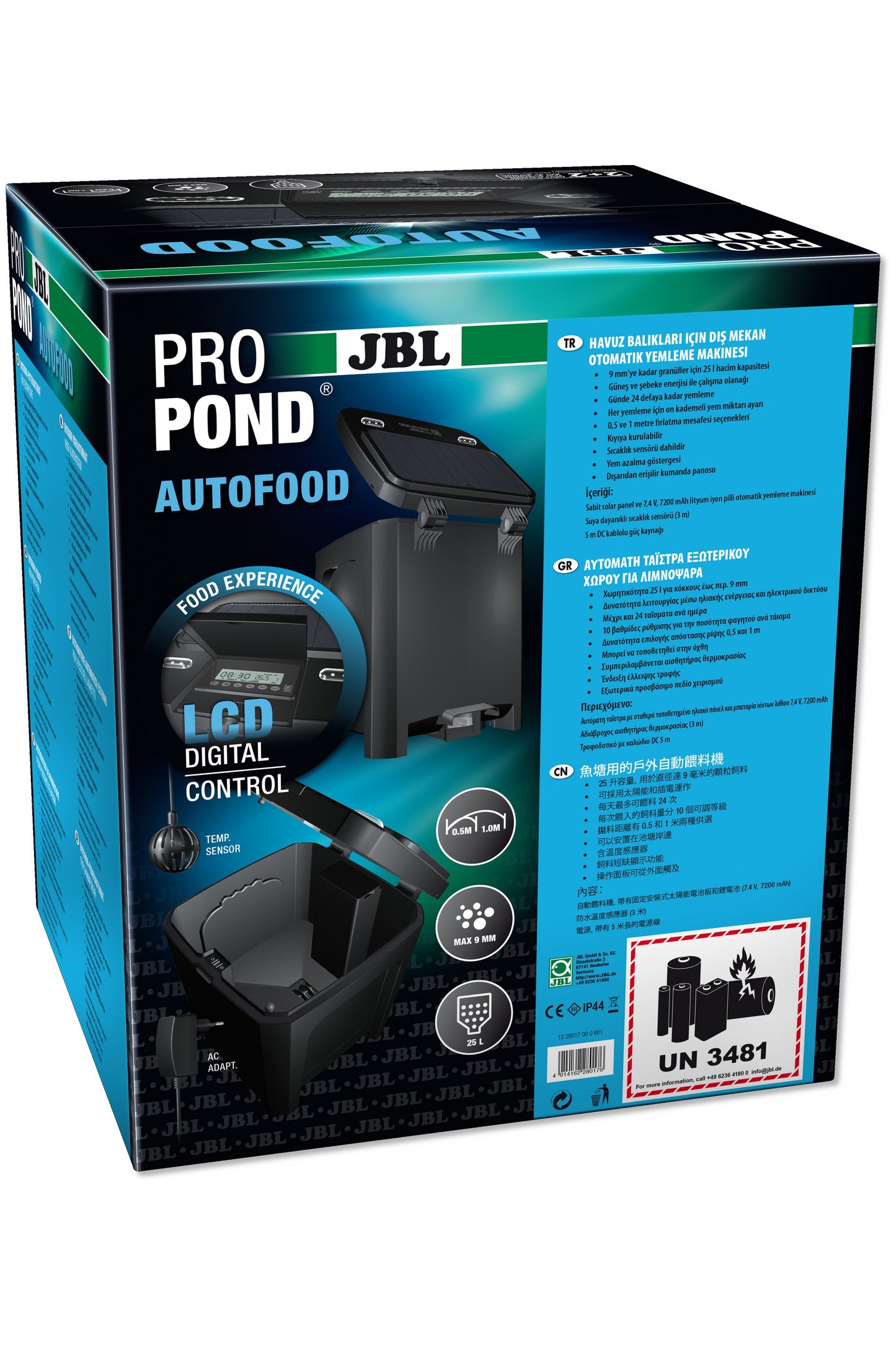 JBL - ProPond AutoFood - Alimentador automático para peces de estanque