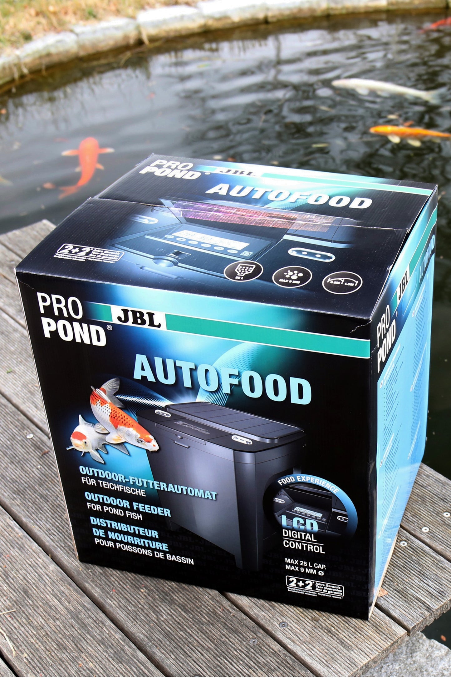 JBL - ProPond AutoFood - Alimentador automático para peces de estanque
