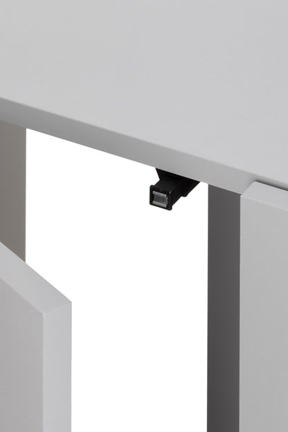 Opti Tank 80 de 112 litros - Urna de cristal óptico con mueble Gris