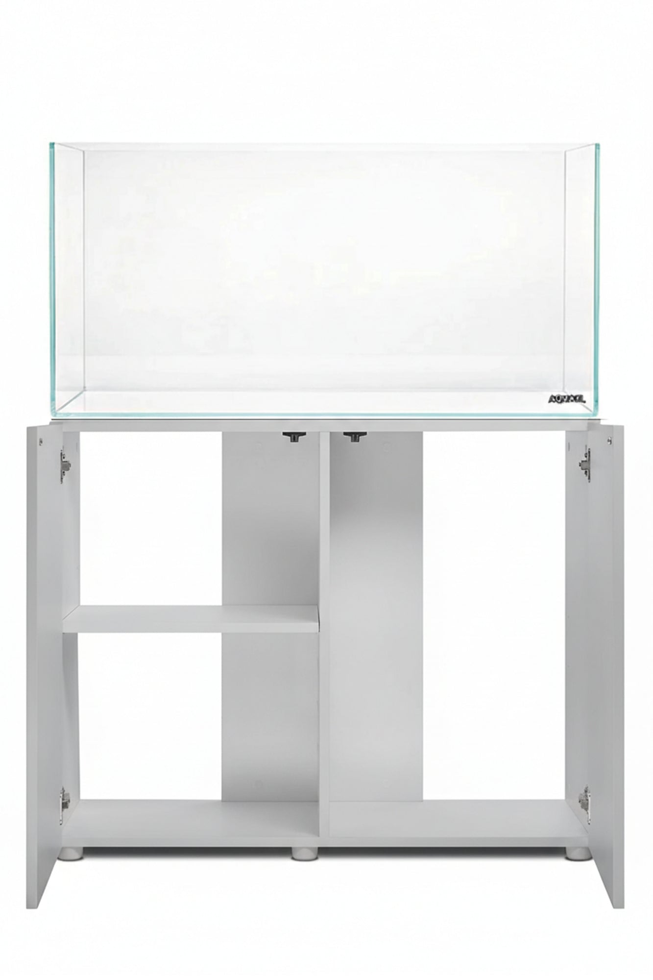 Opti Tank 100 de 200 litros - Urna de cristal óptico con mueble Gris
