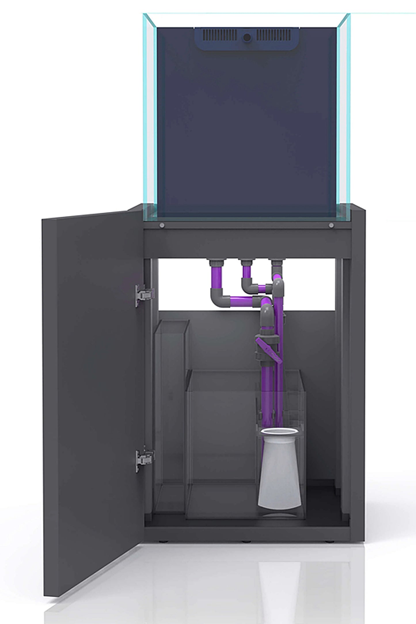 Acuario Marino Nyos OPUS® G2 200 PRO-Line Gris de 166 litros