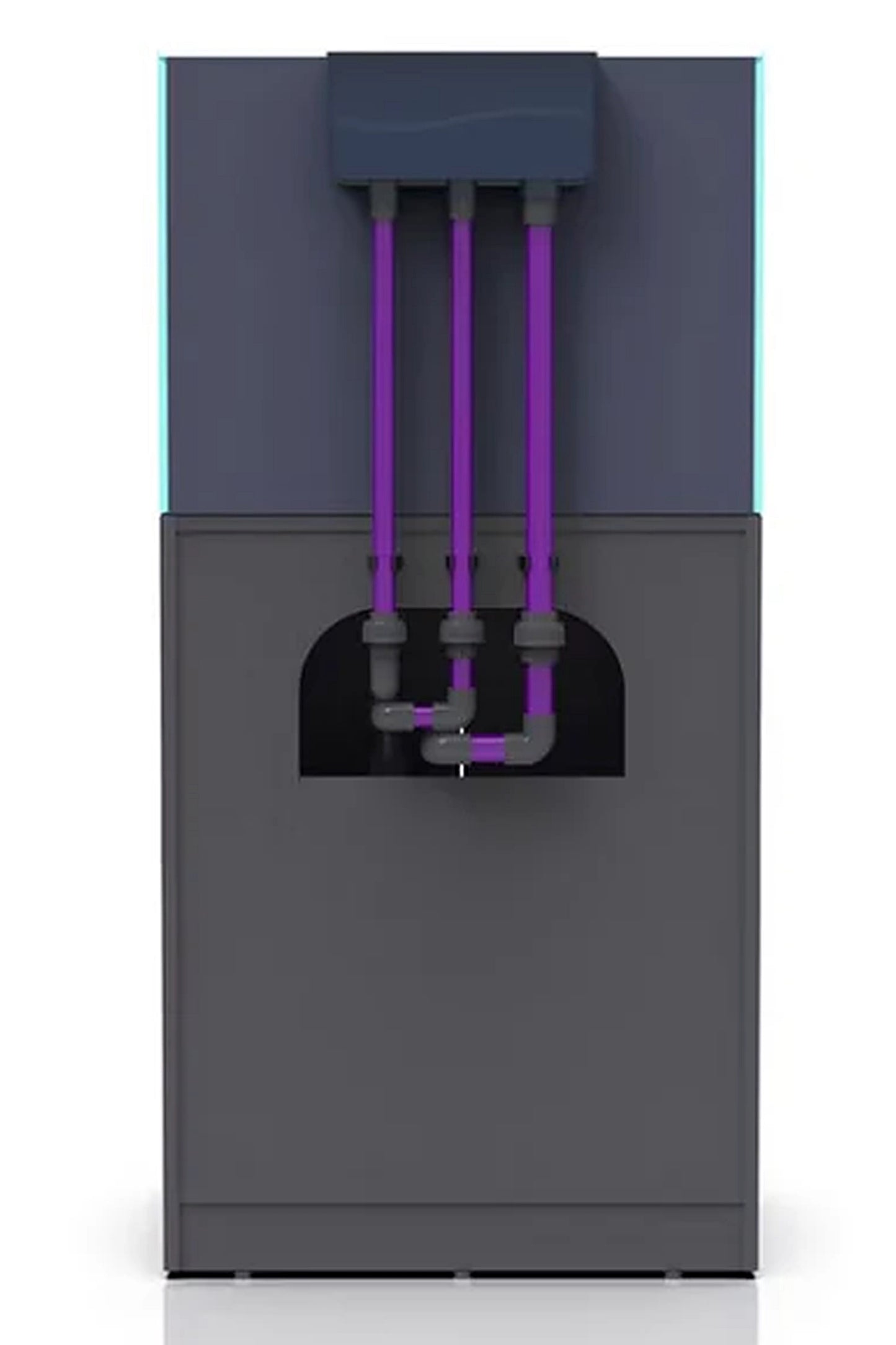 Acuario Marino Nyos OPUS® G2 250 SLIM-Line Gris de 204 litros