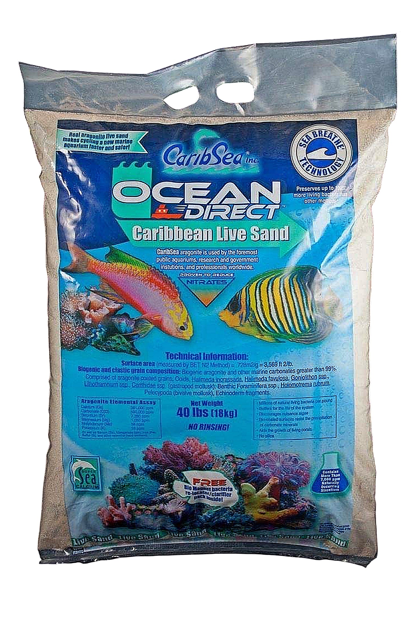 CARIBSEA - CORALINE™ - Sustratos secos - Ocean Direct Original Grade 18,14 kg