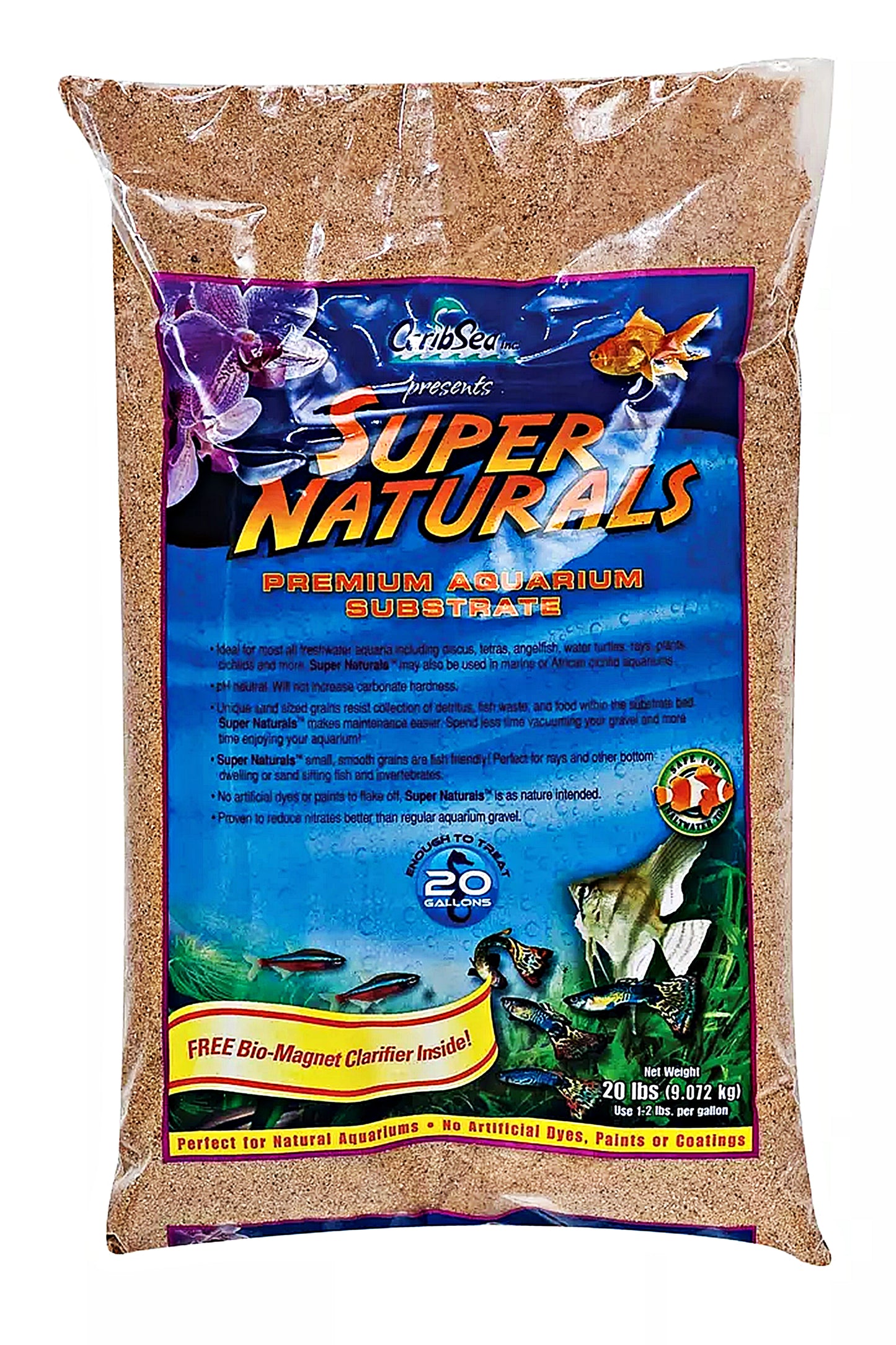 CARIBSEA - SUPER NATURALS™ - Sustratos secos - Sunset Gold 2,27 kg