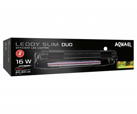 AQUAEL - LEDdy Slim Duo Sunny Plant &amp; Night 16W (Preto)