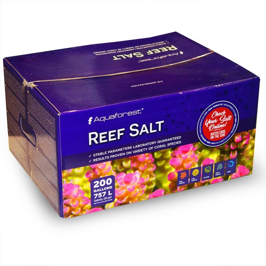 Aquaforest - Reef Salt Box Caja Carton de 25 kg.