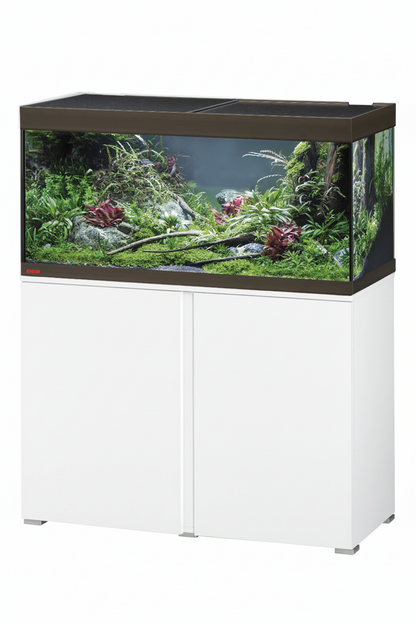 Acuario EHEIM VIVALINE BRONCE de 180 litros con mueble Blanco