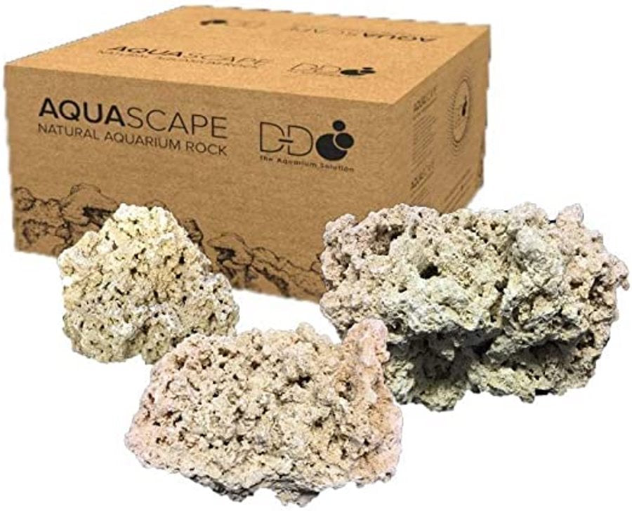 DD - Aquascape Natural Aquarium Rock 20 kg. Große Box (3-4,5 kg/Stück)