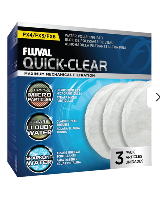 Fluval - Quick Clearalmohadilla Ultra Fina FX - 3 uds