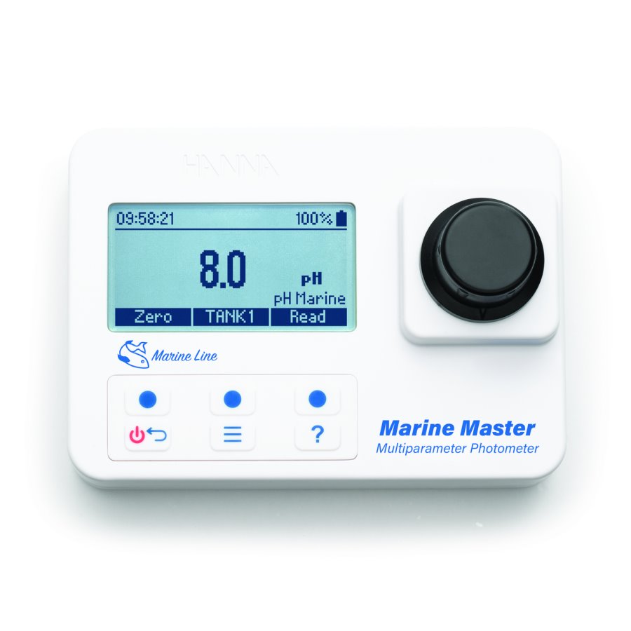 HANNA - Novo Marine Master Hi97115C (Ph Alcalinidade Nitrato de Cálcio Nitrito e Fosfato) Novo Bluetooth