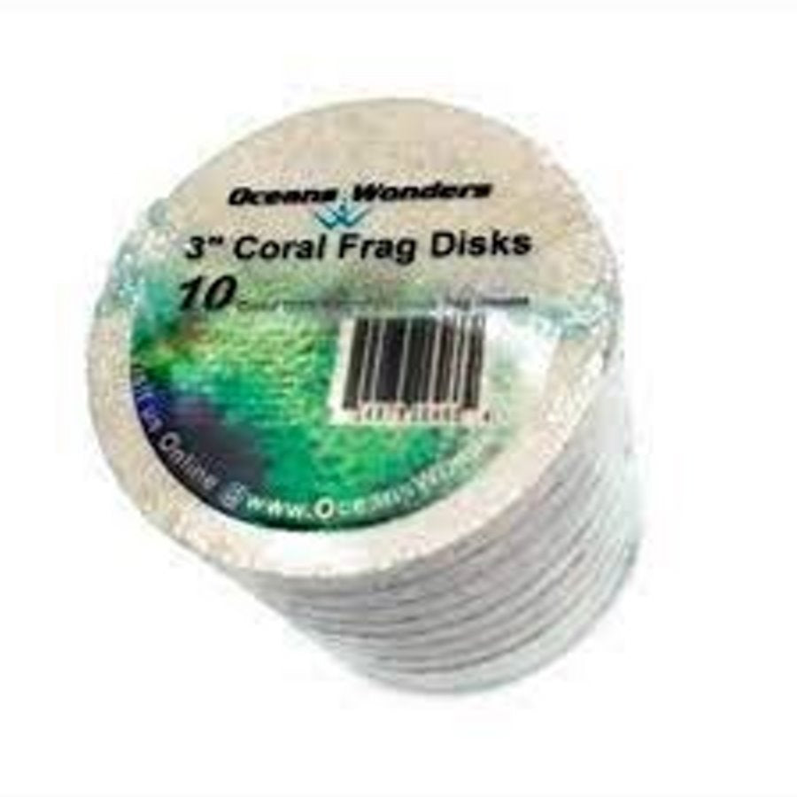 OceanWonders - Discos Frag Coral 3" (7,60Cm) 10U.