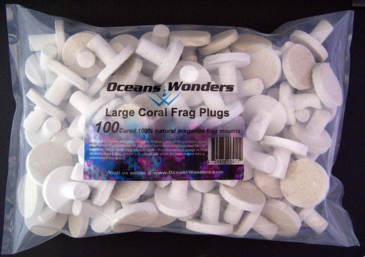 OceanWonders - Plugues Coral Frag 23mm. Volume. 100 U.