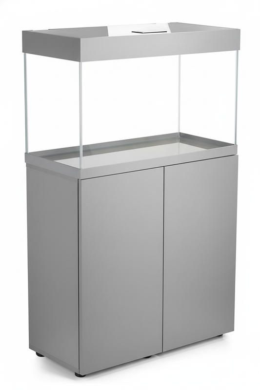 Acuario Optiset 125 litros con mueble Gris