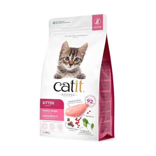 Catit Recipes Kitten Pollo de 400 gramos (Pack de 6 uds)