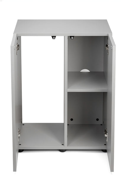 AQUAEL - Mesa para acuario OPTISET 130 litros en Gris