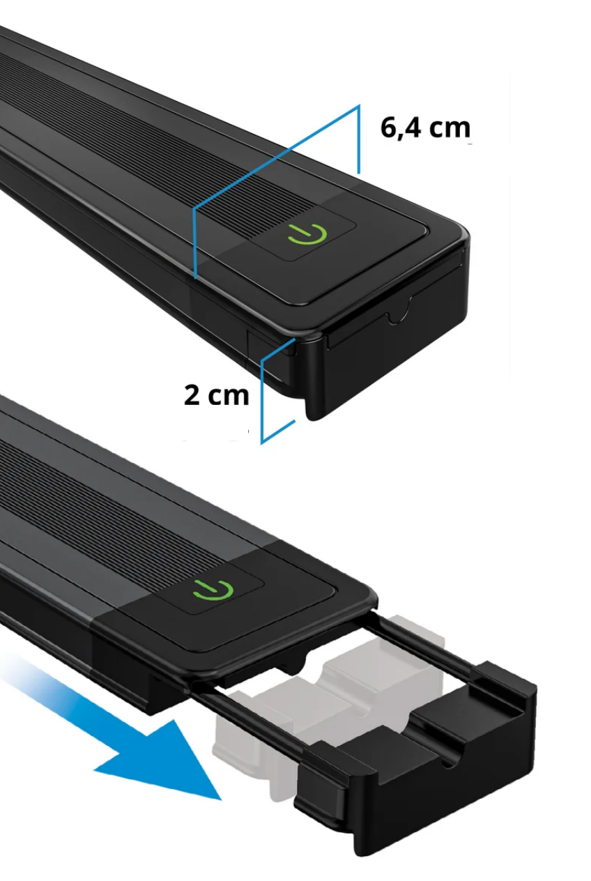 Fluval - Iluminación LED Plant 4.0 de 22W (38,4-63 cm)