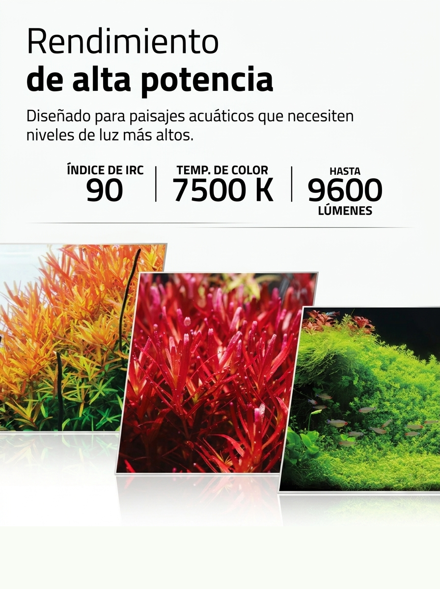 Fluval - Iluminación LED Plant PRO 4.0 de 90W (88,2-124,4 cm)